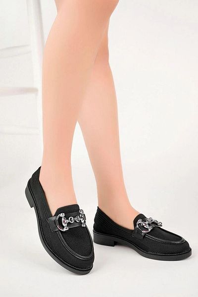 Aleza Shoes New Season Chain Detail Women's Casual Shoes