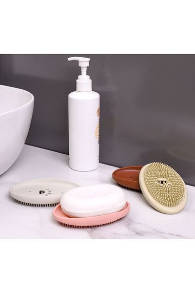 SARFEX Practical Soap Dispenser Pouch - Multi-Purpose Silicone Brush