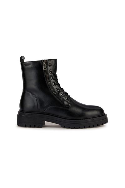 Geox Geox Black Booties Womens Shoes