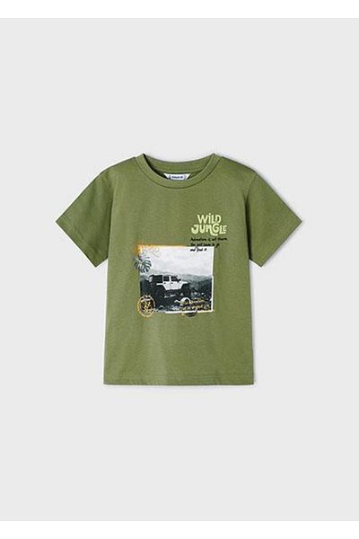 MAYORAL Tricou verde pentru băiat 03010-072