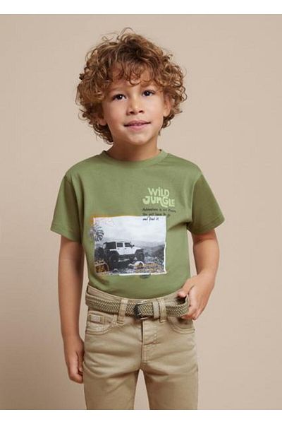 MAYORAL Tricou verde pentru băiat 03010-072