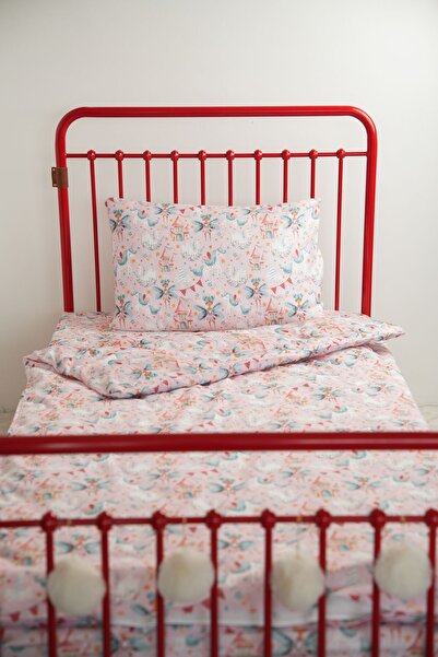 Pithy طقم غطاء لحاف للأطفال مصنوع من القطن العضوي بنسبة 100% (100 × 150 سم) -...