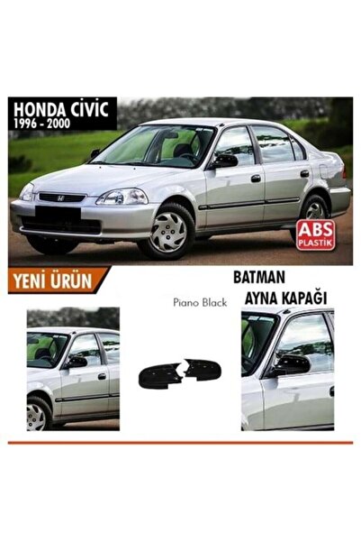 ŞüsCarOto Honda Civic Ies Ek 1996-2000 Batman Yarasa Ayna Kapağı Piano Black ...