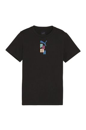 T shirt puma bambino nere discount