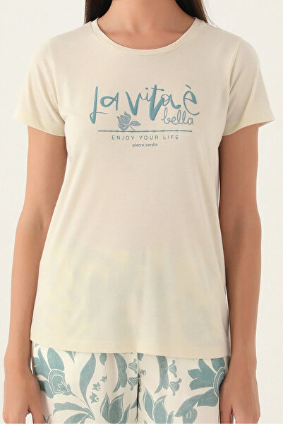 Pierre Cardin New Season Cotton Short Sleeve Women's Pajamas Set V021