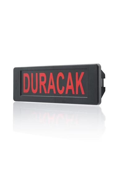 Sanel 12V DURACAK GÖSTERGESİ LEDLİ 200X70 mm. YÜZEY MONTAJ SDIAR12