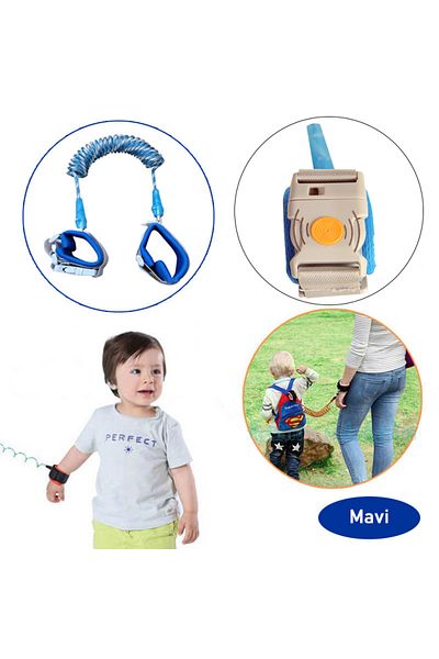 Evokids Magnetic Lock Safety Bracelet - (Steel Tip) - Blue