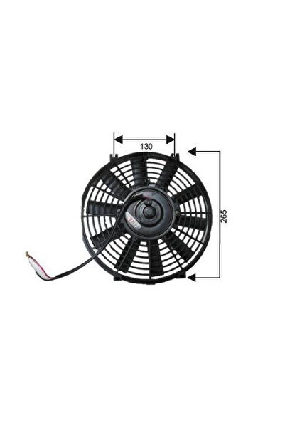 Dodo Fan Motoru 10,5£ 12v Pervaneli Dar Ayak Rfm1090