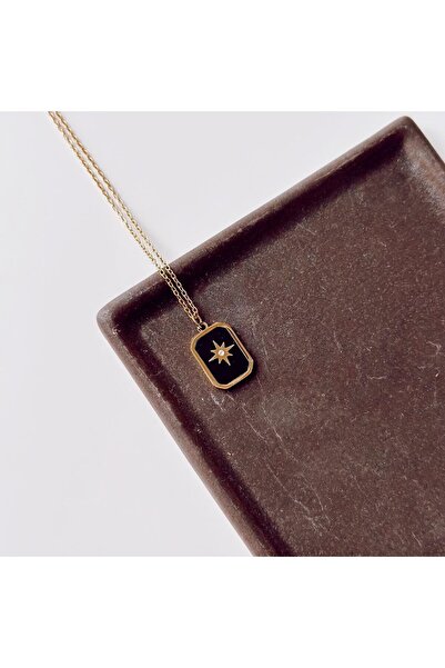 Boise Atelier Compass Steel Necklace | Çelik Kolye