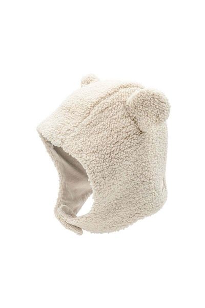 Miela Kids Unisex Bear Ear Plush Beanie