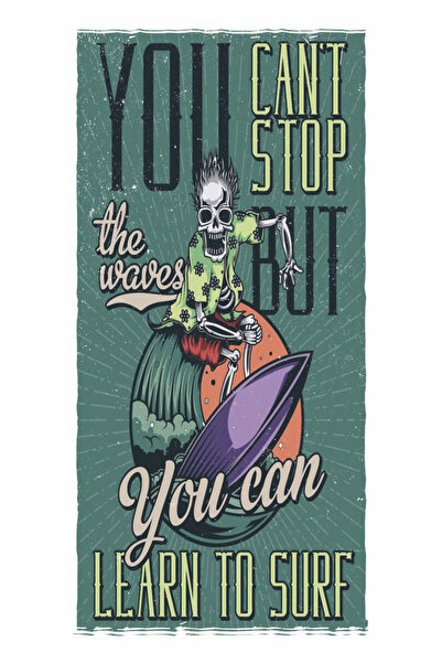 Hayat Poster craniu schelet surfer distracție amuzant decorare acasă pictură ...