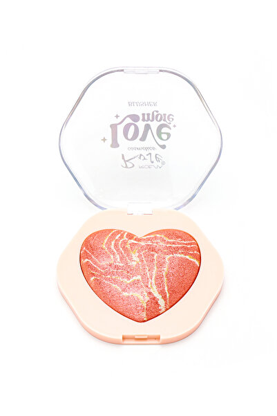 Roesıa Rose Cosmetics Rose Love More Kalp Terrakota Allık