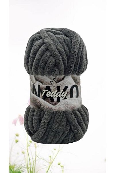 NAKO TEDYY Velvet Rope Dark Grey - 54079 200 γραμμάρια μονό