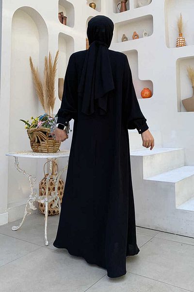 Bym Fashion Φόρεμα Cross Piece Look Pearl 3879 Μαύρο
