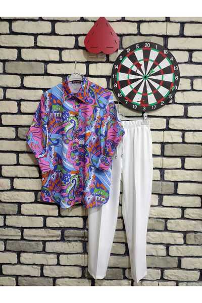 Mintaş dijitak baskılı gömlek