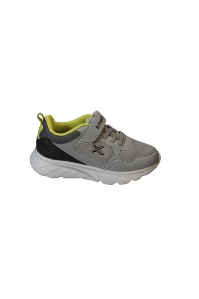 Kinetix KINETIX Boy's Black Gray Velcro Comfort Comfortable Sole Sneaker Sports Shoes