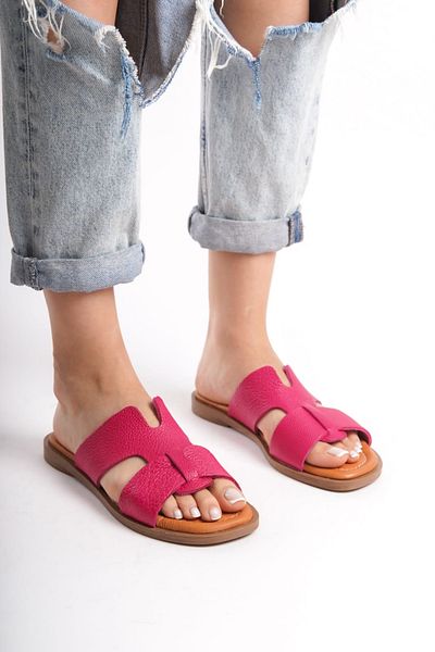 ERNİLA Women's Slippers - Genuine Leather