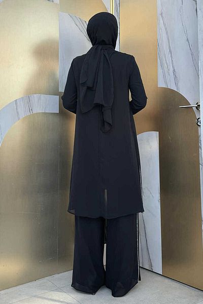 Bym Fashion Διπλό κοστούμι 8487 Μαύρο