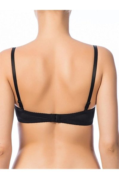 MODELLİFE Sutien B-cup fără bretele cu micro căptușeală cu suport negru Modellife