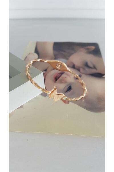 SONES Rose Renk Kadın Kelebek Çelik Kelepce| Sns103451