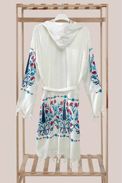 Mulberry Μπουρνούζι παραλίας με κουκούλα μπαμπού