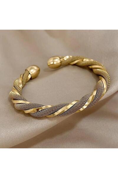 SONES Yeşil Altın Rengi Çelik Kelepce | Sns103820