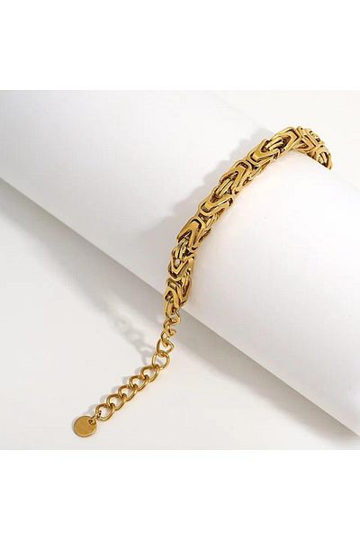 SONES Brand Unisex Gold Steel Bracelet |   Sns403378