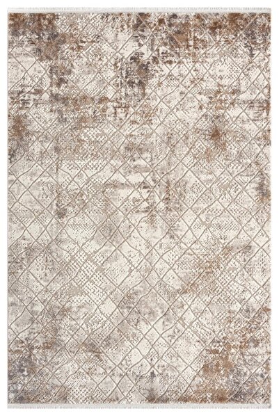 SEYRAN HALI Maçka 4005 Vizon Modern Desen Makine Halısı