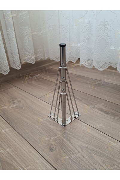 aldagelsin Mobilya Koltuk Sehpa Komidin Puf Bench Metal Telli Ayak 32 cm 2 Adet