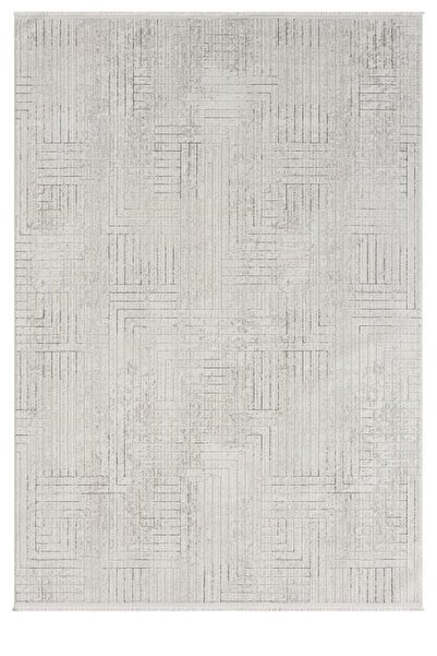 SEYRAN HALI Mısra 5004 Gri Modern Desen Makine Halısı