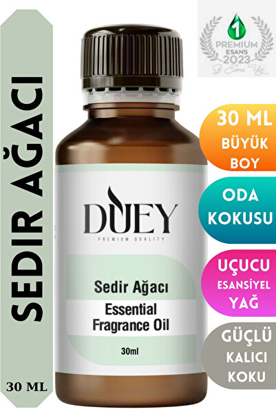 DUEY Sedir Ağacı Uçucu Yağ 30ML Buhurdanlık Yağı Difüzör Esansı Oda Kokusu Es...