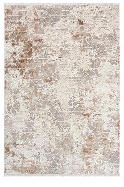 SEYRAN HALI Maçka 4001 Vizon Modern Desen Makine Halısı