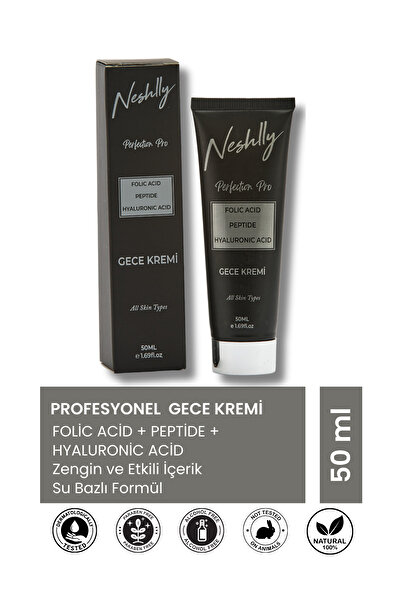 NESHLLY NATURAL Perfection Pro Gece Kremi (Folik Asit+Hyaluronic Acid) (50ml)