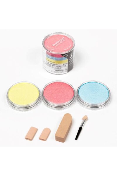 Panpastel Ultra Soft Artist Pastel Paint Pearlescents Primary Set of 3 30033