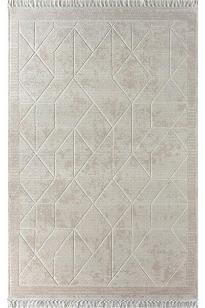 SEYRAN HALI Avangard 2036 Bej Modern Desen Makine Halısı