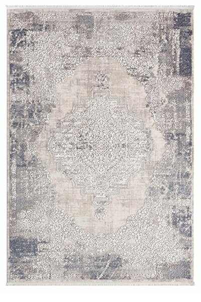 SEYRAN HALI Maçka 4002 Mavi Klasik Desen Makine Halısı