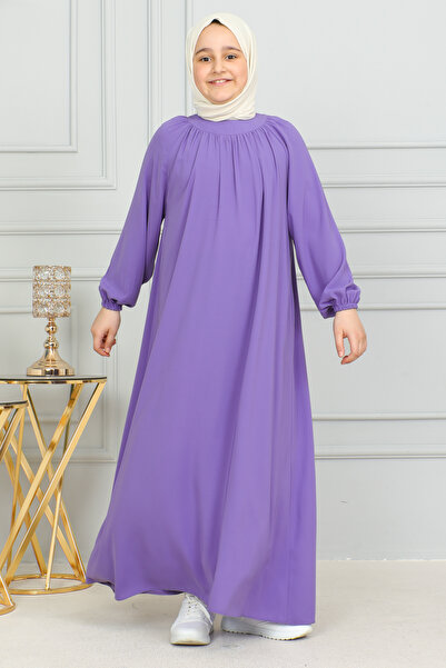 KADEEM Реглан з рукавами-ліхтариками, дитяче плаття - шовк Медіна