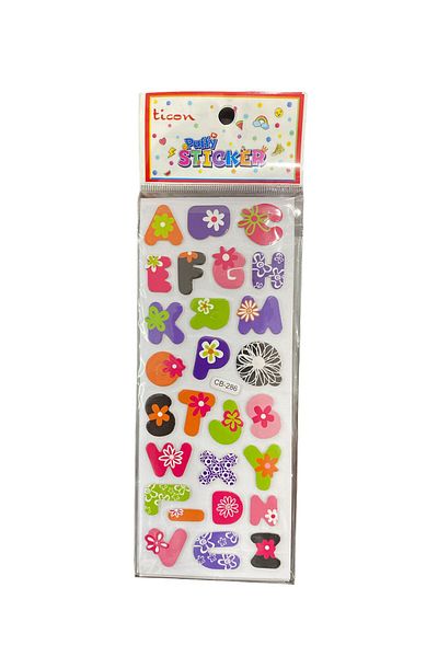 Ticon PUFFY STICKER ΓΡΑΜΜΑ 20 'li Πακέτο