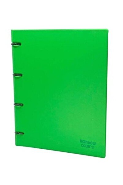 Önder Rainbow Colors A4 4 Halka Öğrenci Klasörü Yeşil