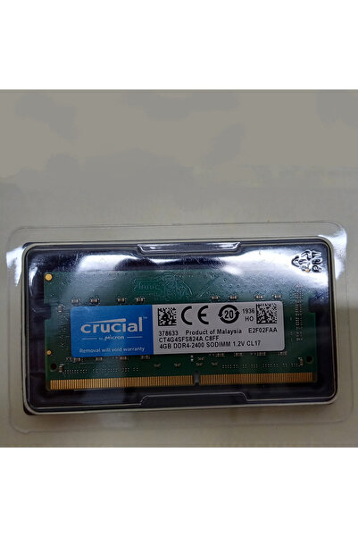 Crucial SODIMM 4 GB RAM DDR4 2400 MHz CT4G4SFS824A Laptop