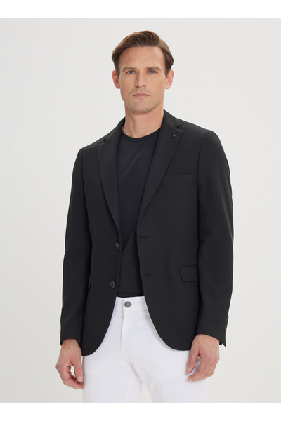 ALTINYILDIZ CLASSICS Ανδρικό μπουφάν Six Star Classics Μαύρο 4Α 0424200013