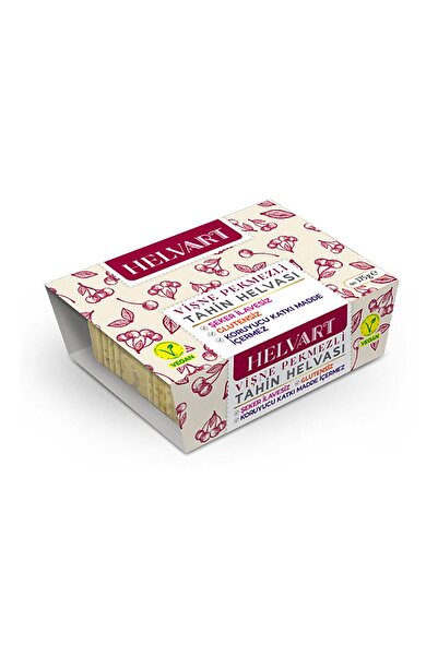 Pol's Helvart Helvart Vişne Pekmezli Tahin Helvası, Şeker İlavesiz, Glutensiz, Vegan 175 gr