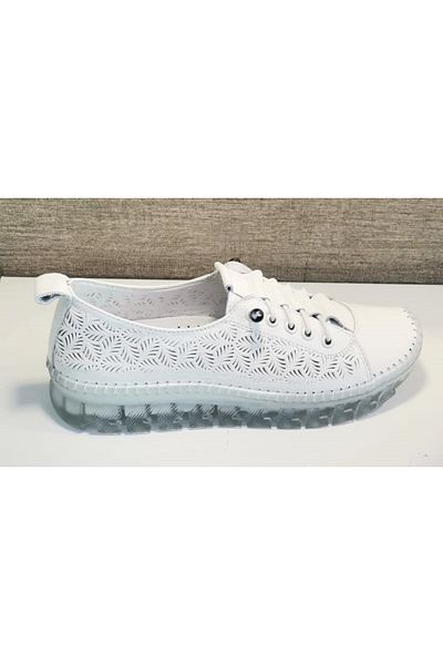 İNİESTA Elis 470 Pantofi de damă din piele naturală cu talpă plată, confortabili