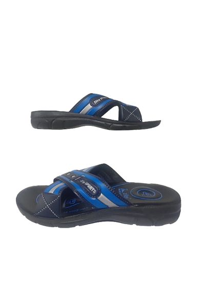 Ziley Εξαιρετικά ελαφριές Unisex Μαύρο-Μπλε καθημερινές παντόφλες - Zley7997