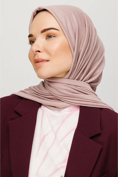 FRESCO SCARFS حجاب حجاب شال قطن ممشط ورد مجفف
