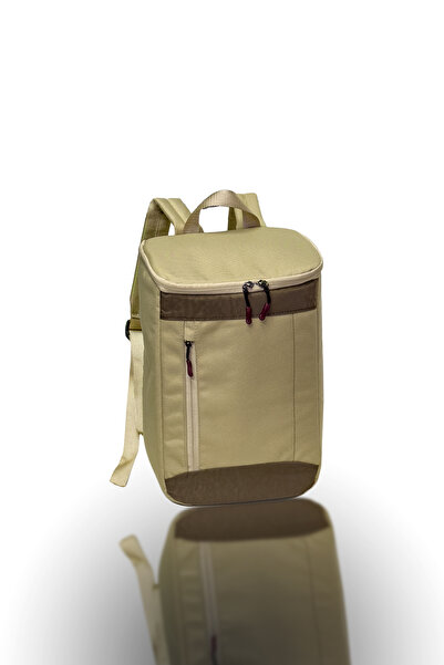 Bagworld Saraciye حقيبة ظهر Colerbag باللونين البيج والبني