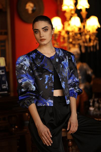 LaGrace Fleur Designer Bomber Jacket