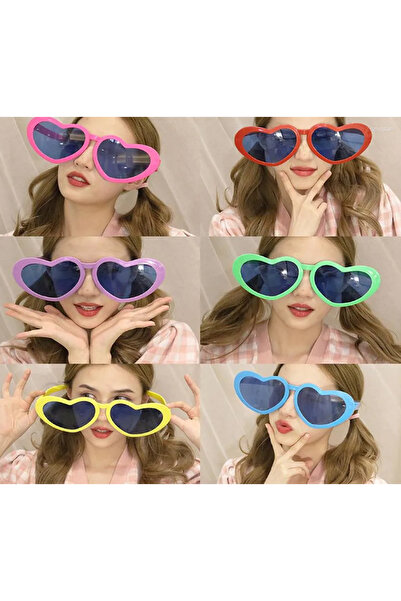 Partimarka Kalp Figürlü Büyük Parti Gözlüğü