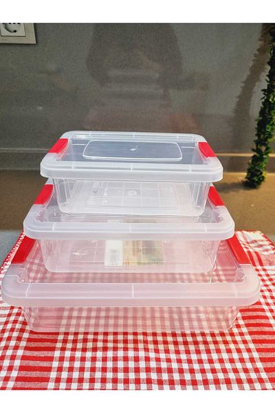 Lider MAGNESİA 3-Piece Organizer Storage Container - Org-465