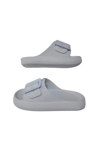 GEZER Off-White Ultra Light Buckle Casual γυναικείες παντόφλες - gzrr698-00